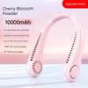 Neck-Hanging Fan Portable Mini Fan USB Rechargeable Bladeless Children's Air Conditioning Fan for Outdoor Use