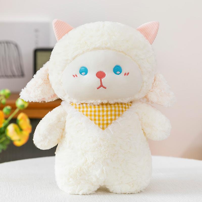 

Новый шарф DY Кукла-ягненок Плюшевая Успокаивающая Милая Кукла Кукла Игрушка Подарок для девочки 25cm (0.11kg)