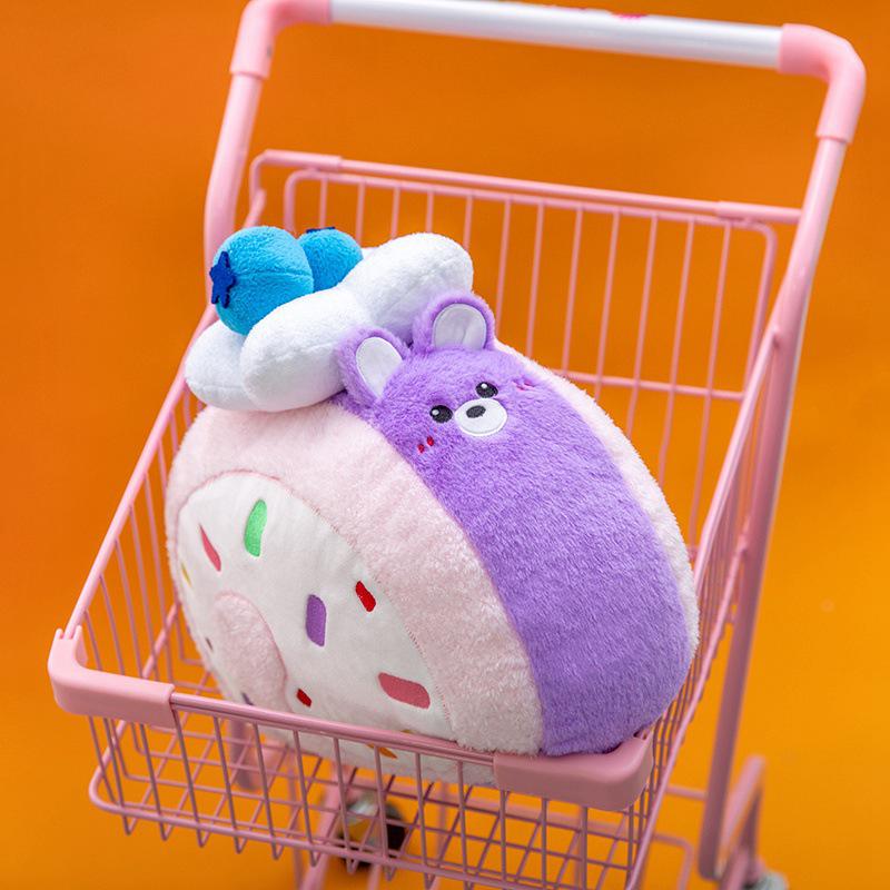 Cute Cake Roll Plush Pillow - Children's Halloween Gift & Home Sofa Backrest Cushion