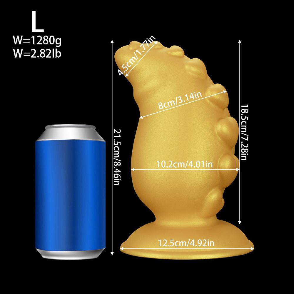 Large Size Octopus Anal Plug - Extra Thick Silicone Butt Plug for Beginner to Advanced Anal Training, Men & Women Couples Sex Toys