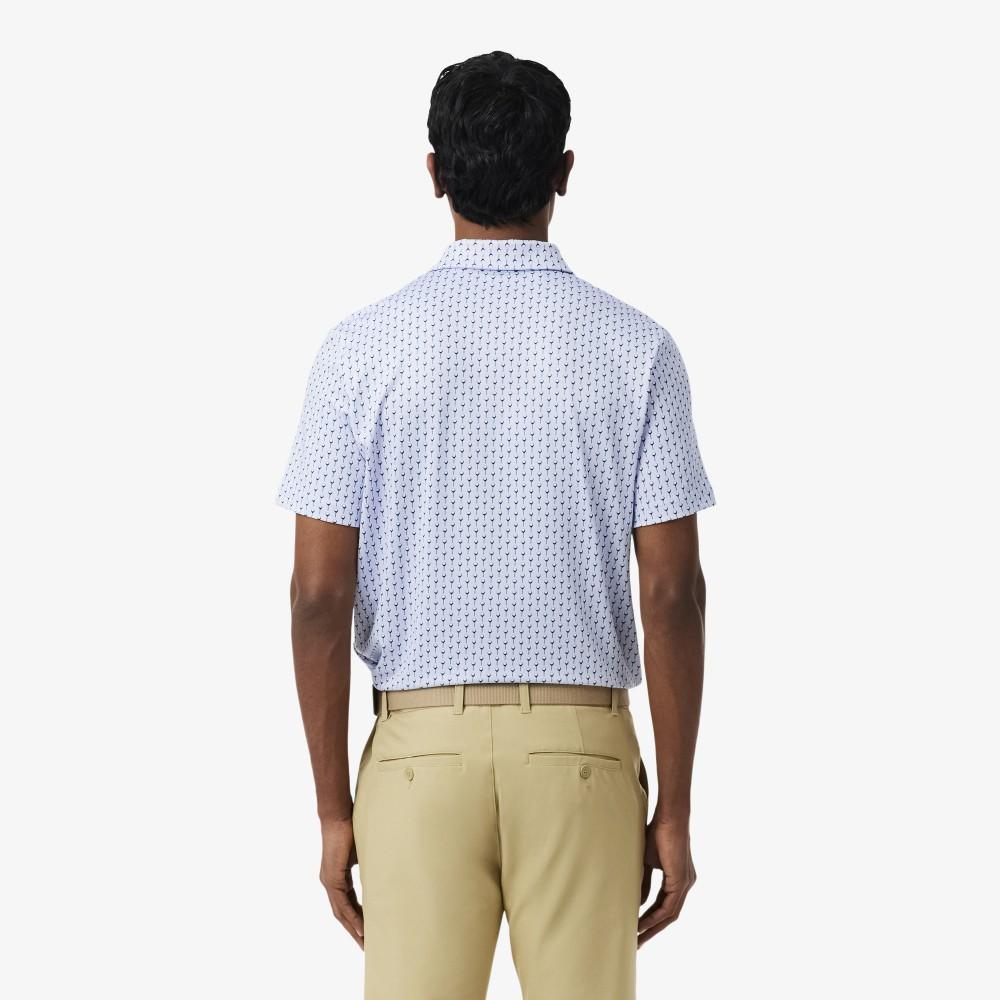 Lacoste Men's Golf AOP Short-Sleeved Polo Shirt DH4825-56GIHH