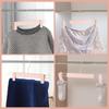 10 Pack Pants Hangers with Adjustable Non-Slip Clips Anti-Rust Hanging Hook for Trouser,Skirts,Jeans,Clothes Hangers