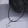 Lightning Bolt Pendant Choker for Men Women, Stainless Steel Hip Hop Necklace, Edgy Streetwear Layered Jewelry Gift