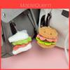 Cute Cherry Cake Burger Three Names Hot Dog Plush Toy Pendant For Bag Decor