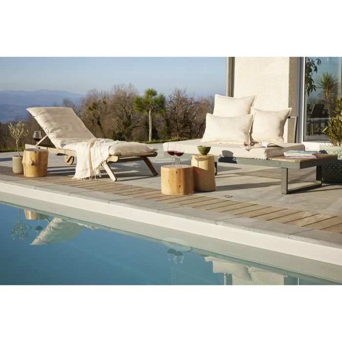 "Naïa Outdoor" Cushion Cover All Sizes The Butterfly Effect - Naîa Ecume - Cushion Cover 45 X 45 Cm