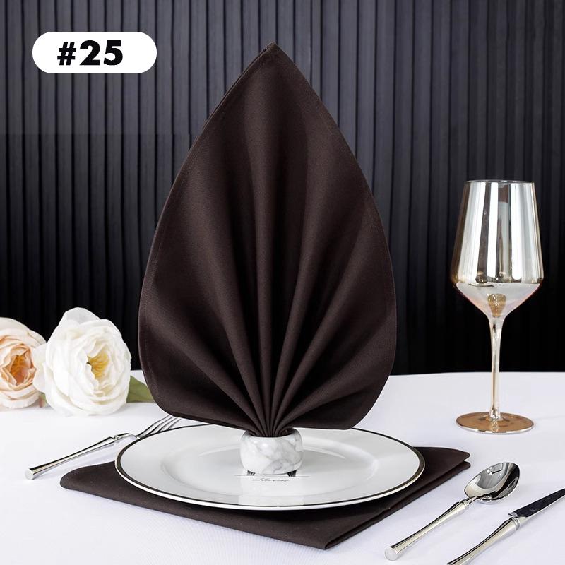 Cotton Western Table Napkins Reusable Placemat for Kitchen Wedding Decoration Hotel Special Absorbent No Lint Cup Wiping Cloth