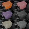 PU Leather Center Console Protector Cover Universal Armrest Storage  Car Accessories