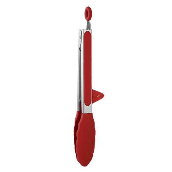 Kitchen Tongs for Cooking And BBQ Heat-Resistant 9 Inch Food Tongs 9inch красный
