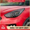 For KIA NIRO EV Car Headlights Protective Film Front Headlamp Cover Smoked Black TPU Film Accessories Sticker