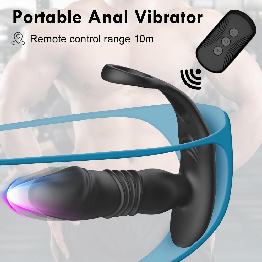 Men's Sex Toy Waterproof Silicone Prostate Massage Vibrating Anal Plug Anal Vibrator For Men Gay Sex Toys