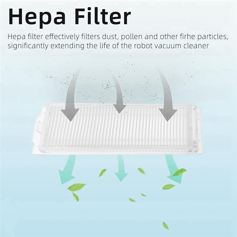 For Wyze WVCR200S Robot Vacuum Cleaner Replacement Kit Side Brush Filter Accessories Brush