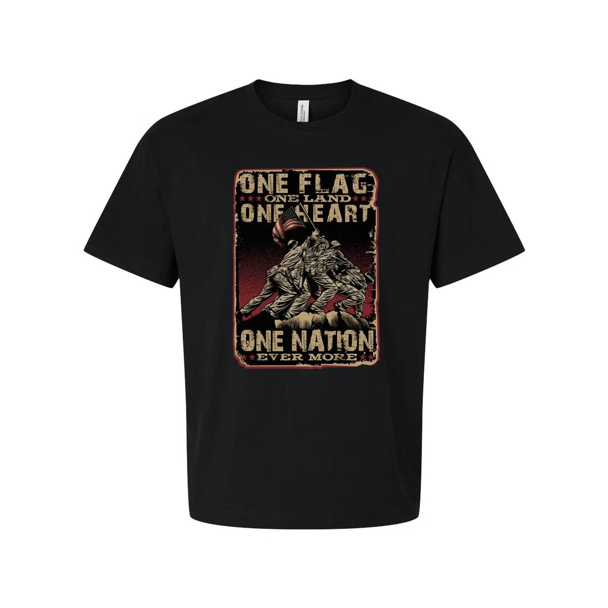 Distressed Vintage Patriotic Veteran Graphic T Shirt With Flag Design For Unisex 3XL