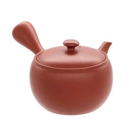 Tokoname Ware Teapot Red Clay Matte Deep Steamed Refreshing Large Teapot for Deep Steamed and Made In Boxed 6-454 Takeharu, No. 30, Bowl-Shaped