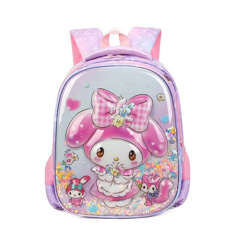 Adorable Cartoon School Backpack For Girls With Hard Shell Design For Ages 3 To 6