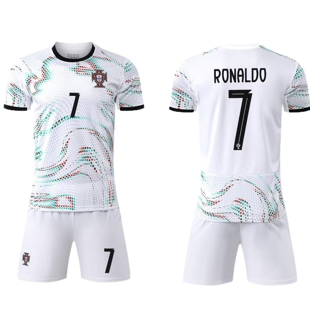 25-26 Maglia da Calcio Portogallo Trasferta N°. 7 Maglietta Bambino Abbigliamento Bambino Taglia 14-3XL
