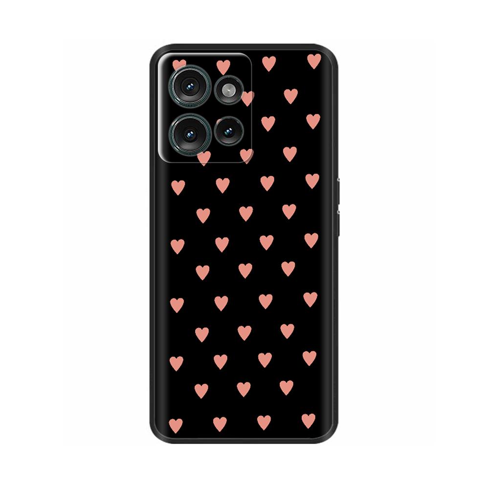 Black Case For Motorola MOTO Edge 50 5g Back Cover Phone Case For MOTO Edge 50 Edge50 Soft Silicone Bumper Shockproof Para Coque