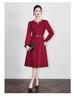 High-End Lurex Tweed Autumn/Winter Banquet Gown Dress - Nanyou Collection