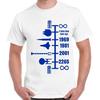 Spaceship Craft Timeline Men Women Funny Cool Gift Retro Unisex T Shirt 2743