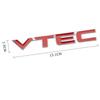 Car 3D Metal i-VTEC VTEC Car Rear Trunk Body Emblem Badge Stickers For Honda CRV City Civic Hornet City Accord Insight