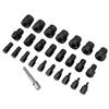 26Pcs Screw Extractor Set Multi Spline Guide Remover Tool for Rust Damaged Studs Bolts