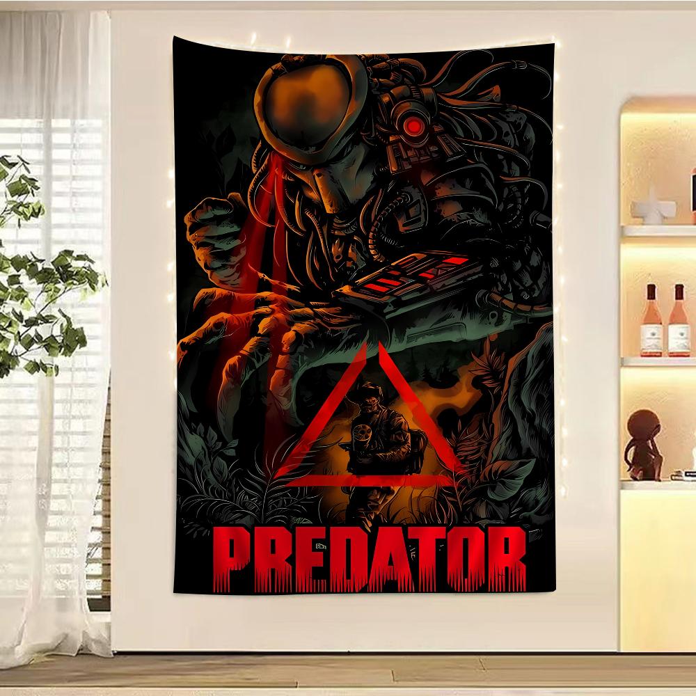 The Predator Printed Large Wall Tapestry Indian Buddha Wall Decoration Witchcraft Bohemian Hippie Wall Art Decor