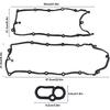 Valve Cover Gasket Kit,LR010789 LR010882 Left and Right Rocker Valve Cover Gasket Set Fit for LandRover Range Rover 5.0L V8 2010-2016,for Range Sport