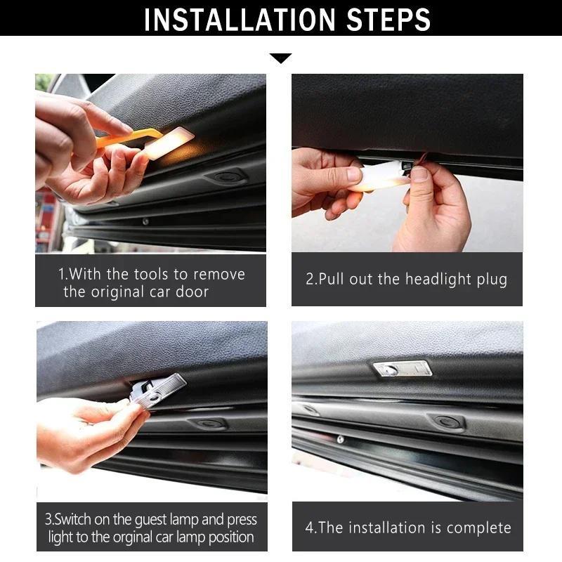 2-4pieces Door Welcome LED Light, Laser Light For Mercedes Benz X164 W215 W164 R GL ML M Class 4MATIC ML300 ML500 R300 R320