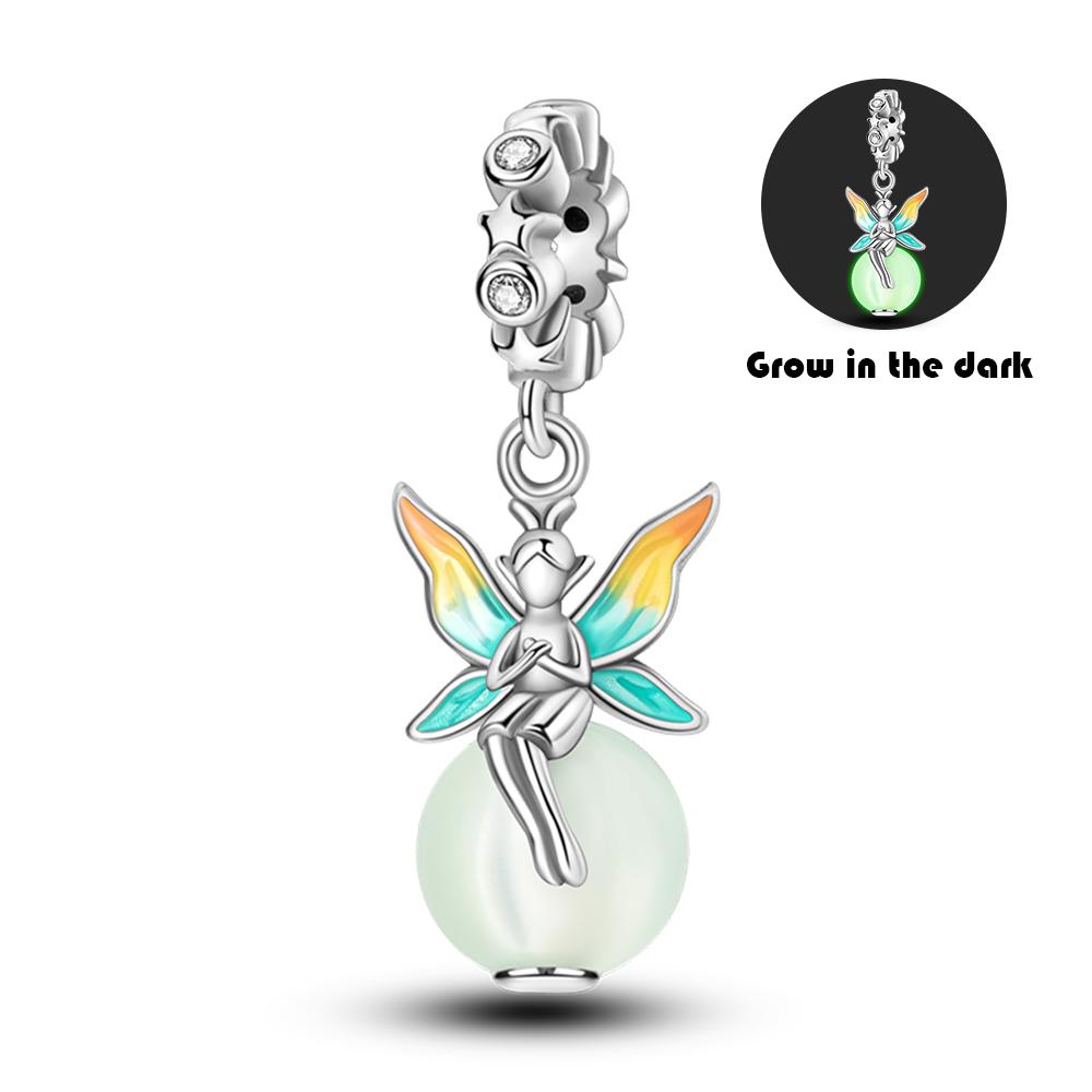 

New In Original Copper Glowing Luminous Firefly Charm Beads Pendant For Bracelet Charm Jewelry For Women Diy