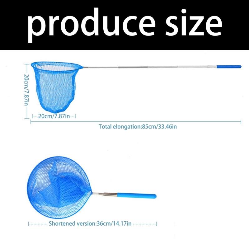 Stainless Steel Fish Tanks Pool Cleaning Tool Portable Fishing Net Aquarium Fish Tanks Shrimp Net Fish Tanks Filter Net