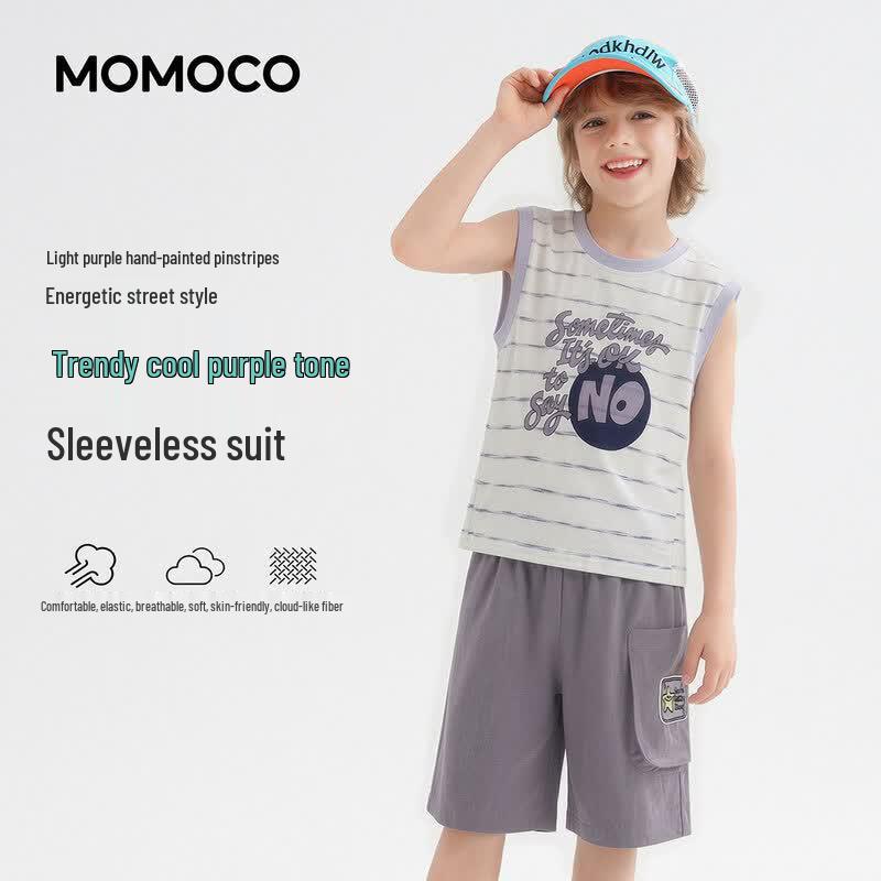 MOMOCO Boys Summer Two-Piece Set 140
