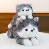 Adorable Calico Cat & Dog Plush Toy - Lying Pillow for Kids' Room Decor