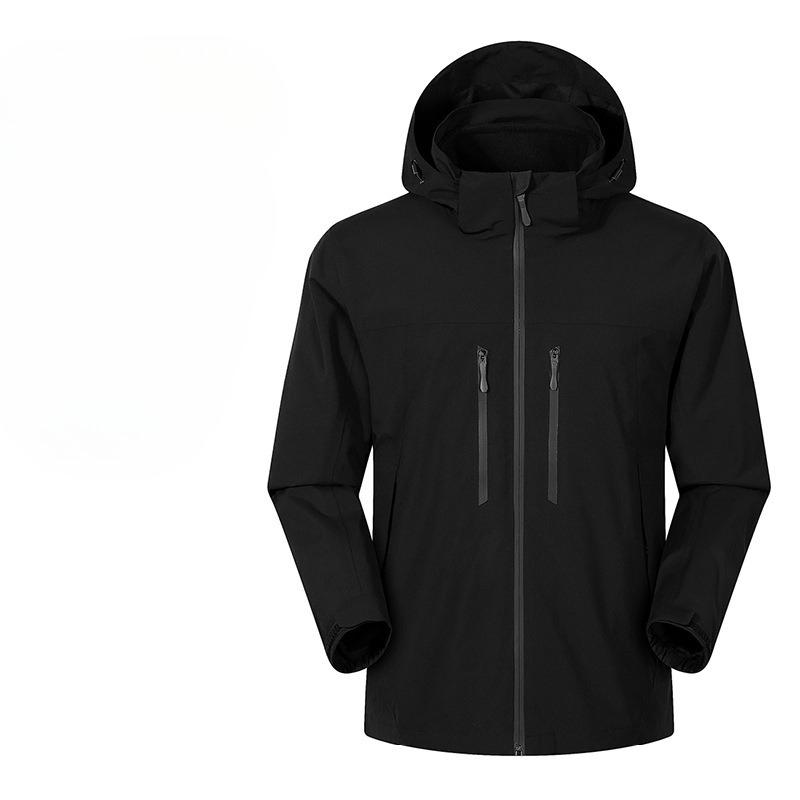 Outdoor Leisure Sports Polar Fleece Three-in-one Jacket Waterproof and Windproof Mountaineering