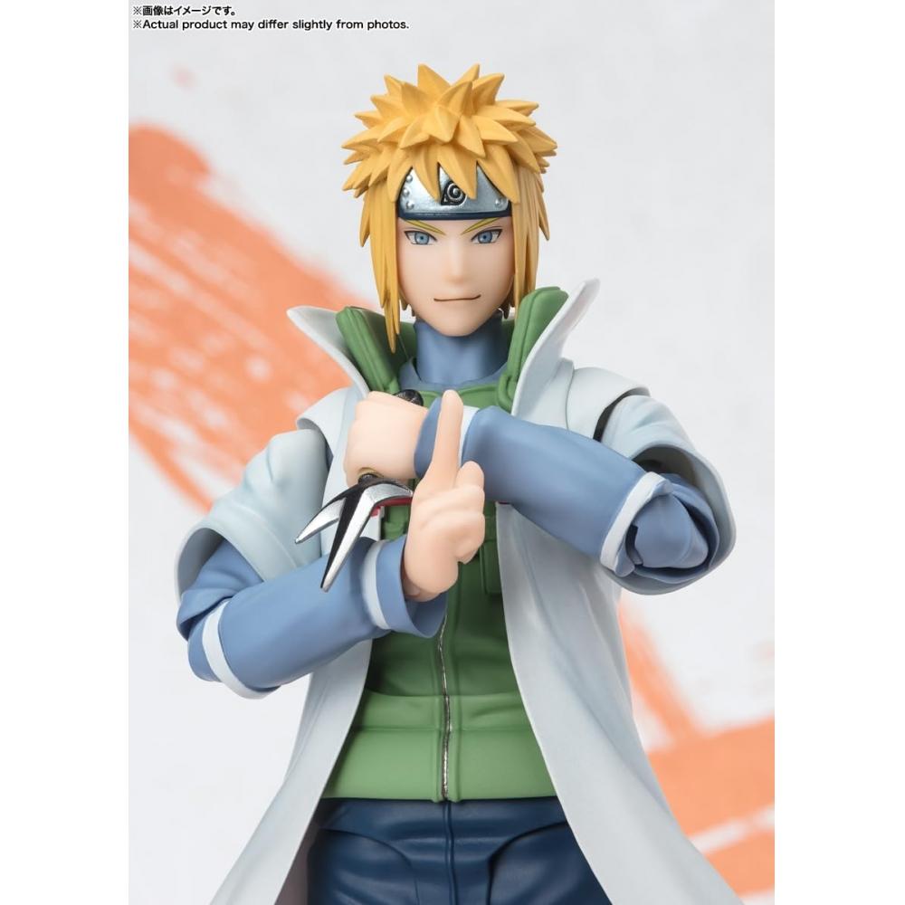 SHFiguarts NARUTO Minato Namikaze -NARUTOP99 Edition- Ungefähr 160 mm große, bewegliche Figur aus PVC und ABS, bemalt
