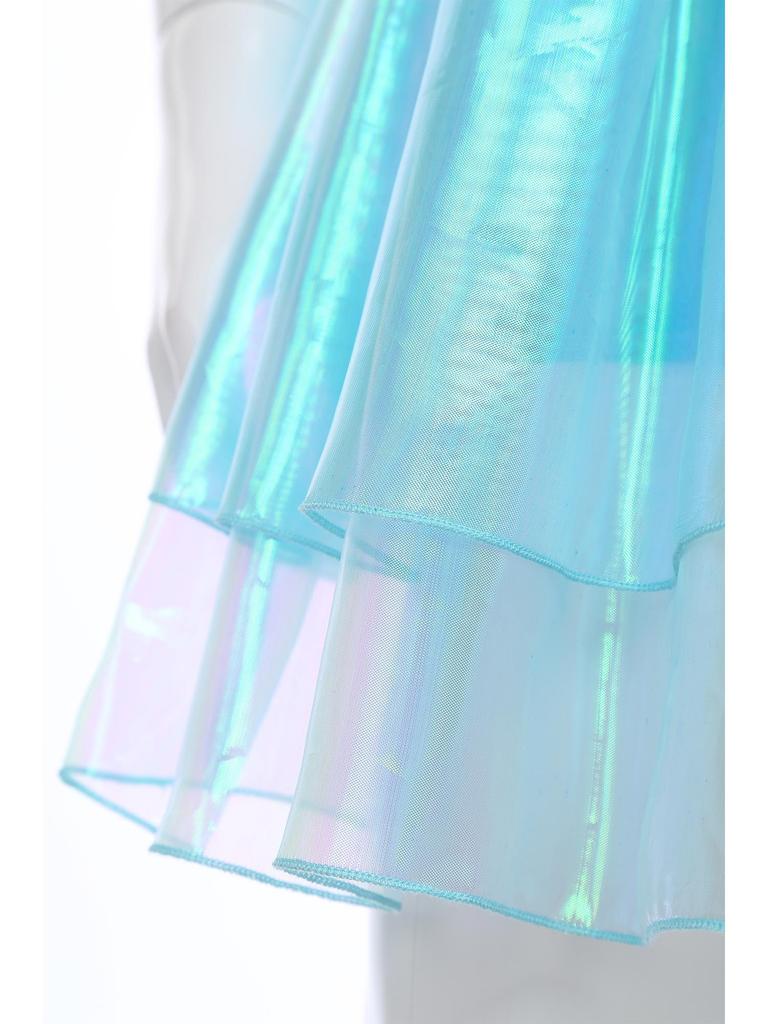 Herre Sissy Maid Kjole Kapper Kant Puffermer Sløyfedetalj Glitrende Puffete Kjole Låsbar Crossdressing Kostyme