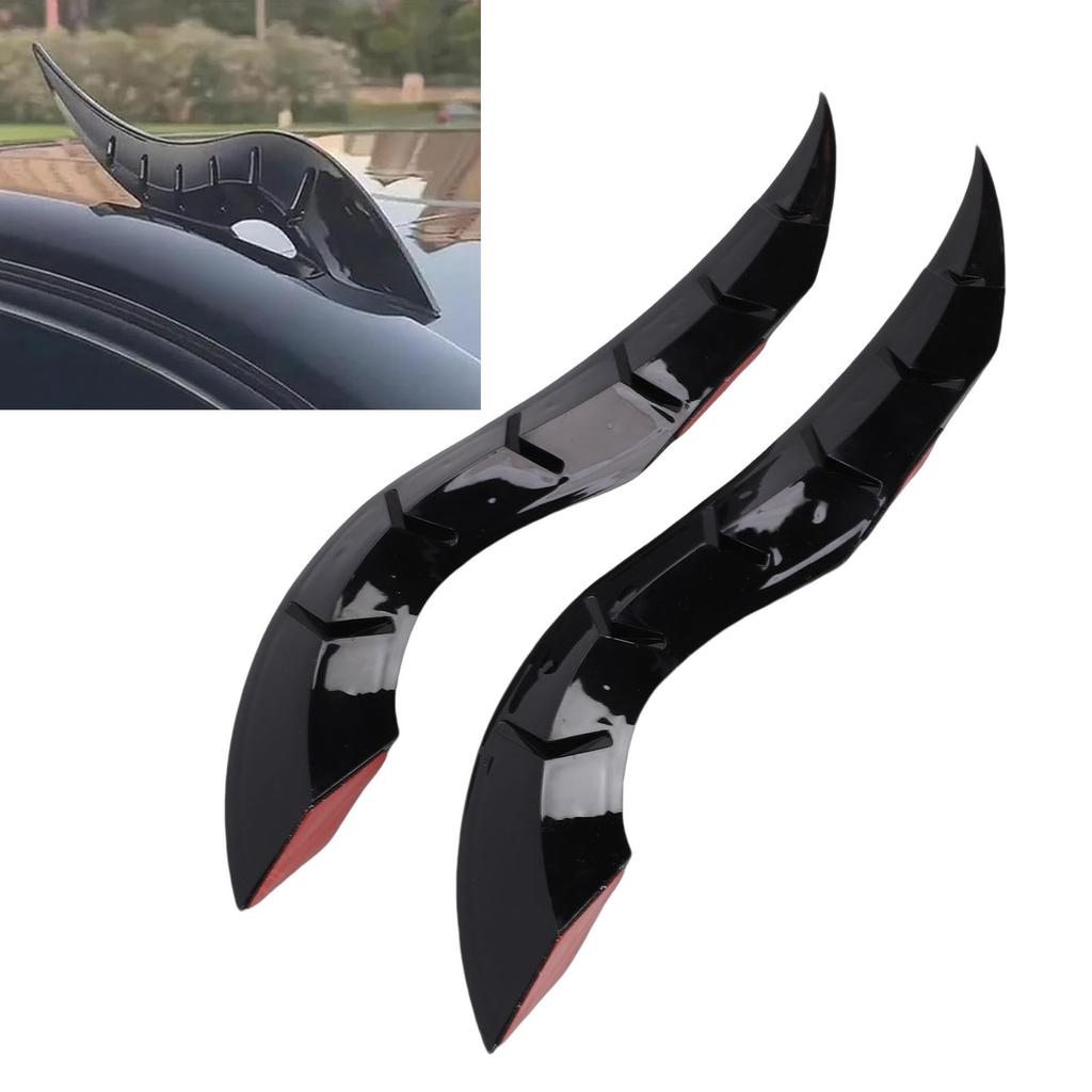2 Pezzi Corni per Tetto Auto Modifica Unici Accattivanti Decorazione Esterna Auto Ornamento a Corno per SUV Berlina Hatchback