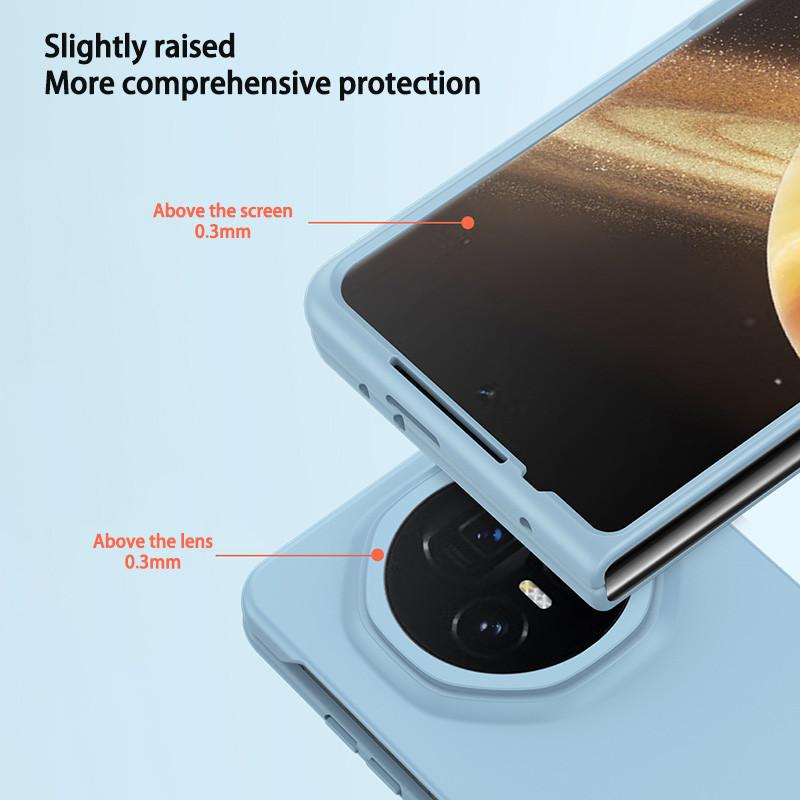 Liquid PC Case For Honor Magic V3 Vs3 MagicV3 MagicVs3 Colorful Ultra Thin Shockproof Protector Shell Anti-Shatter Bumper Cover