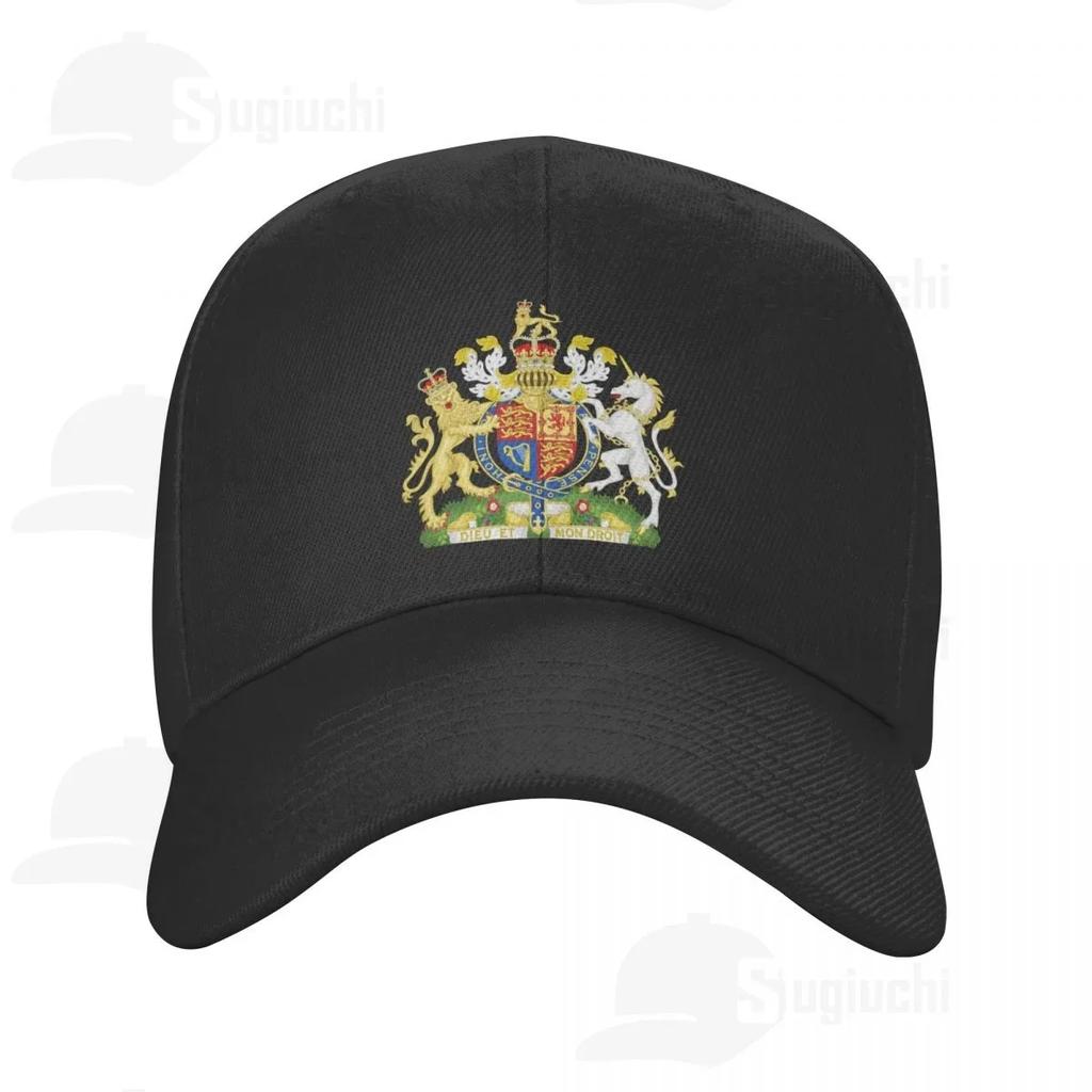 National Emblem Of United Kingdom Coat Of Arms Sun Baseball Cap Dad Hats Adjustable For Unisex Women Unisex Outdoor Hat