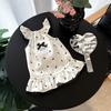 Cute Spring Pet Dress Cat Pajamas Pet Vest Yorkshire Teddy Dog Clothes for Small Dogs Puppy Clothes