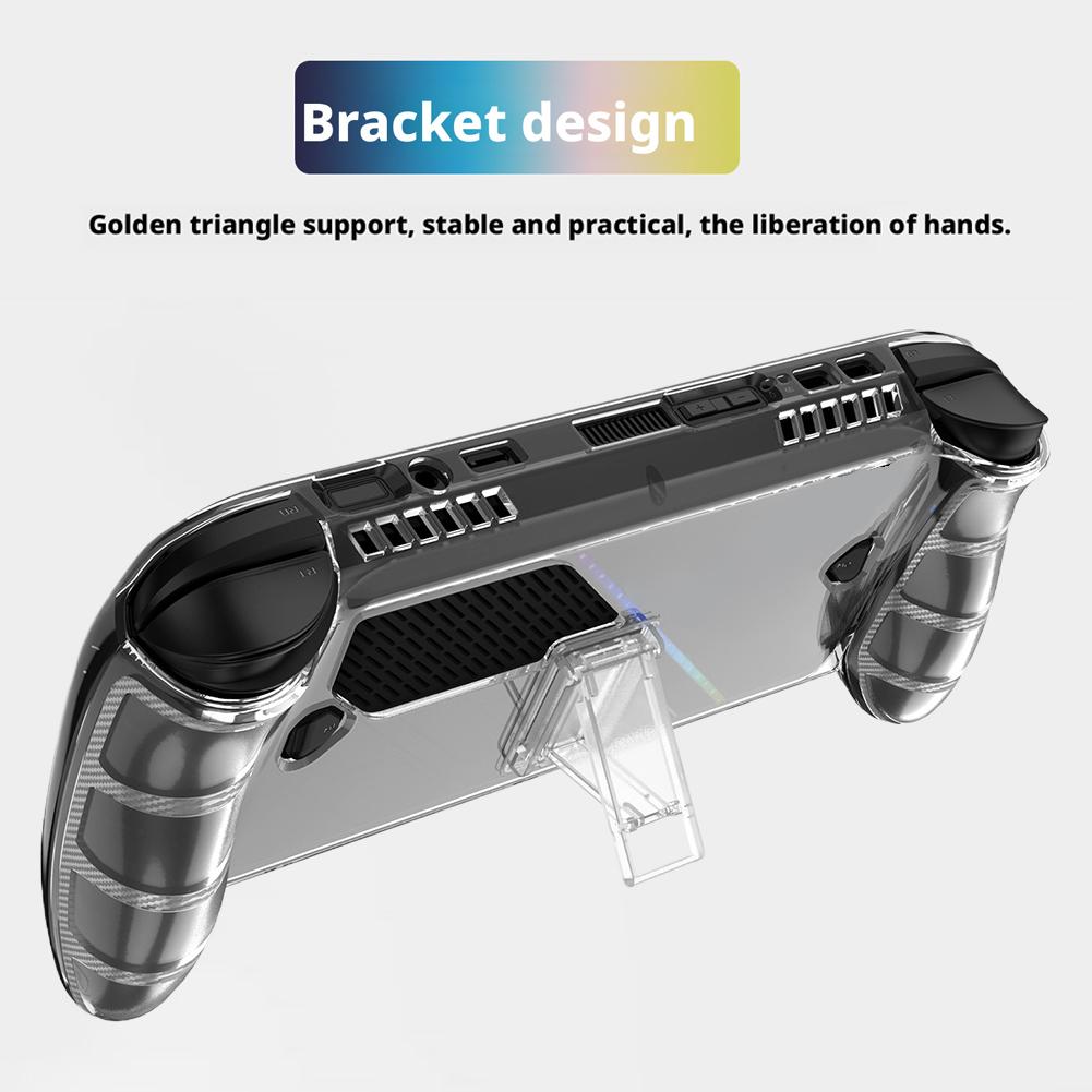 For ROG For Xbox Ally X Handheld TPU Cover Protective Case With Back Bracket Non-slip And Anti-fall Protective Cover
