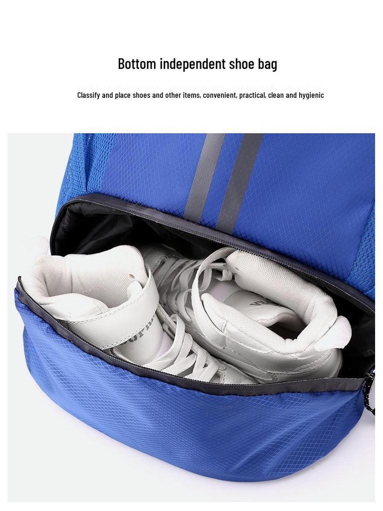 Waterproof Drawstring Bag for Wet/Dry Separation - Perfect for Swimming, Swimsuit Storage, and Basketball Gear for Men and Women