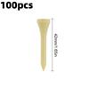 100 Count Golf Tees Bamboo Tee Golf Balls Holder 4 Sizes Available Stronger Than Wood Tees Drop Ship 42mm 54mm 70mm 83mm