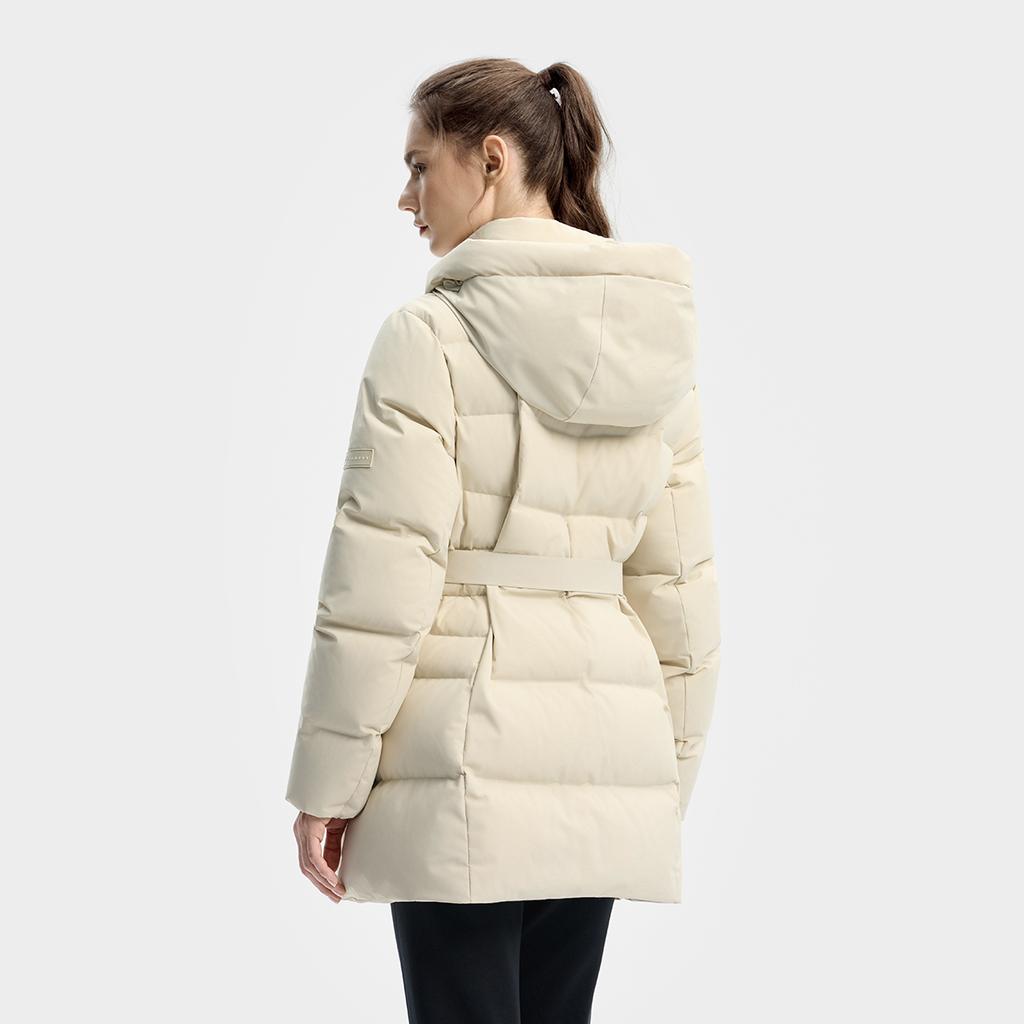 Fila Fitness Classic Comfortable Versatile Casual Sports Warm Mid-Length Down Jacket Women Outerwear A11W541910FLK
