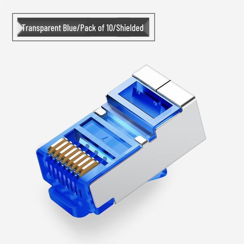 Cat 6A/5E Geschirmter RJ45 Gigabit-Netzwerkkabel-Stecker für Breitband und Telefon
