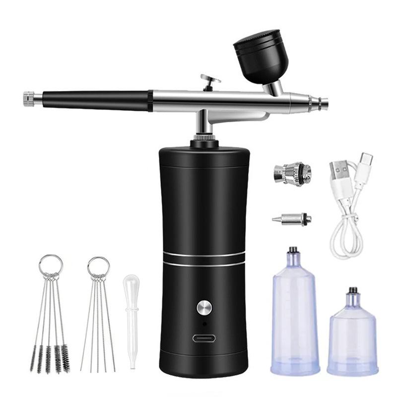 High-Pressure Nano Oxygen Injector & Airbrush Hydration Instrument for Beauty & Nail Art