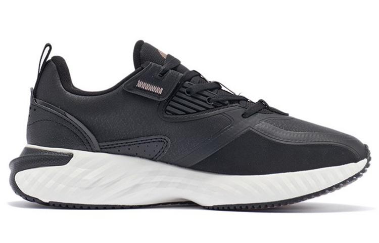 Li Ning Cloud Shield Cushioning Rebound Low Top Running Shoes Women's Black AGLR234-4