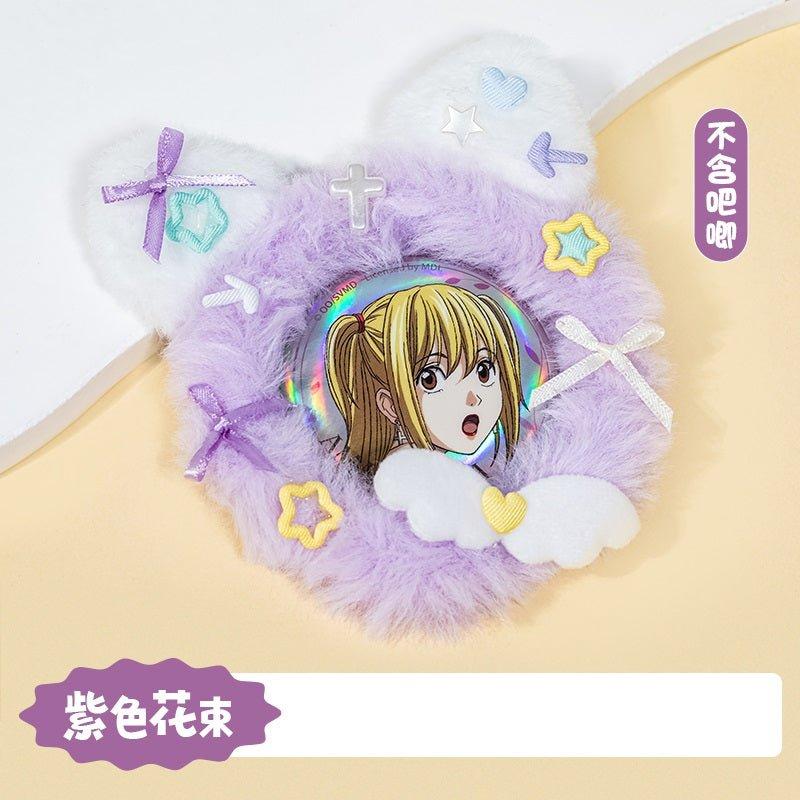 

Anime Badge Display | Cute Plush Badge Case фіолетовий