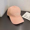 Embroidered Letter Baseball Cap Female Wide Brim Breathable Fabric Daily Use