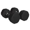 Weibu Twelve-Sided Fixed Rubber Dumbbell