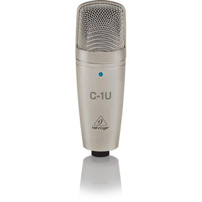 Microfone Condensador USB Behringer Preto C-1U