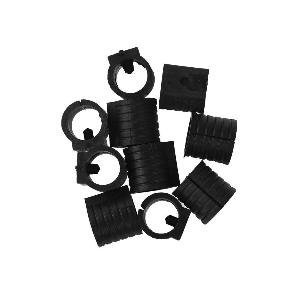 10pcs Bow Chair U Shape Plastic Tube Cover Chair Leg Pad Damper Stool Anti-Front Tilt Pipe Clamp Floor Protectors
